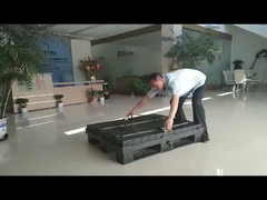 স্থান সংরক্ষণ এবং পরিবেশ বান্ধব প্যাকেজিং এবং সঞ্চয় জন্য ভাঁজযোগ্য প্লাস্টিকের প্যালেট ধারক