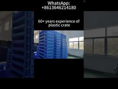 পিপি ইন্ডাস্ট্রিয়াল স্ট্যাকযোগ্য ভাঁজযোগ্য প্লাস্টিকের বাক্স স্টোরেজ ক্রেট