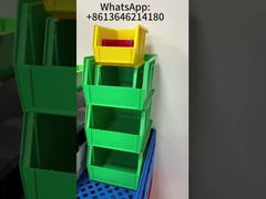 শিল্প শেলফ বিন গুদাম স্টোরেজ বক্স প্লাস্টিকের অংশ বিন