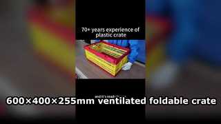কিভাবে 10 সেকেন্ডের মধ্যে একটি 600×400×255mm ভাঁজযোগ্য প্লাস্টিক ক্রেট উন্মোচন করবেন