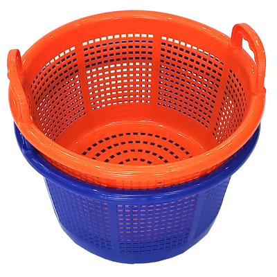 কেনা Stackable Storage Ventilated Seafood M Plastic Shrimp Basket With Handle অনলাইনে উৎপাদন
