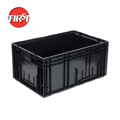 কেনা ভারী-শুল্ক ভিডিএ 600x400x280 মিমি ইউরো বক্স শক্তিশালী অনমনীয় স্টোরেজ ক্রেটস ফ্যাক্টরি ডাইরেক্ট অনলাইনে উৎপাদন