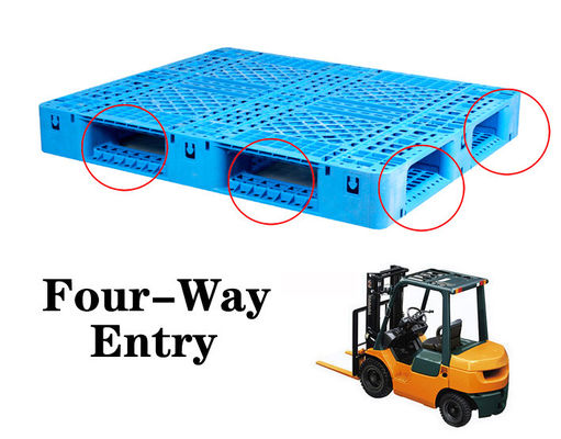 কেনা PP Stackable Warehouse heavy duty plastic pallet Four Way Forklift Entry Sustainability অনলাইনে উৎপাদন