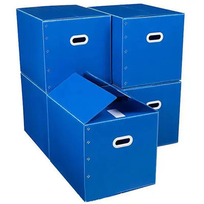 কেনা PP Corrugated Foldable Box Recyclable Stackable Coroplast Box Lightweight Warehouse Storage অনলাইনে উৎপাদন